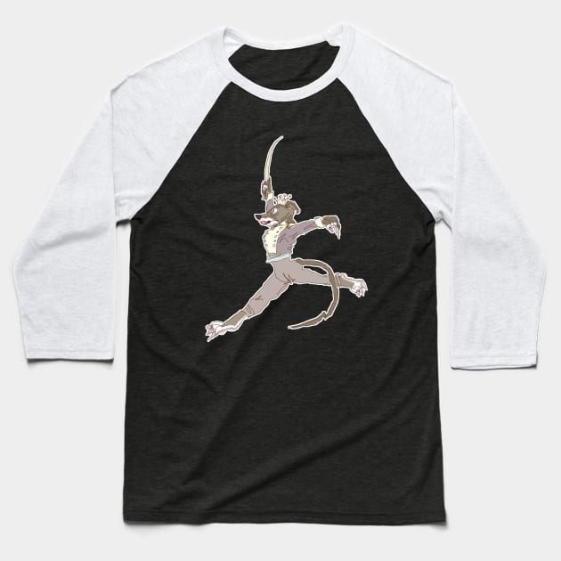 nasty boy king cermet the rat king Baseball T-Shirt by mareescatharsis